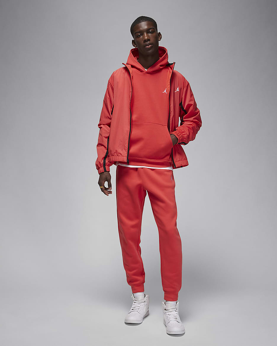 Sweat a capuche imprime Jordan Brooklyn Fleece pour homme. Nike BE